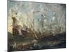 A Mediterranean Naval Battle-Kaspar van Eyck-Mounted Giclee Print