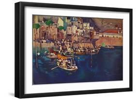 'A Mediterranean Port', 1892 (1935)-Arthur Melville-Framed Giclee Print