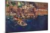 'A Mediterranean Port', 1892 (1935)-Arthur Melville-Mounted Giclee Print