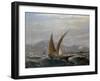 A Mediterranean Tartane-Louis Eugene Gabriel Isabey-Framed Giclee Print