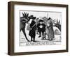 A Medley of Edinburgh Musicians-John Kay-Framed Art Print