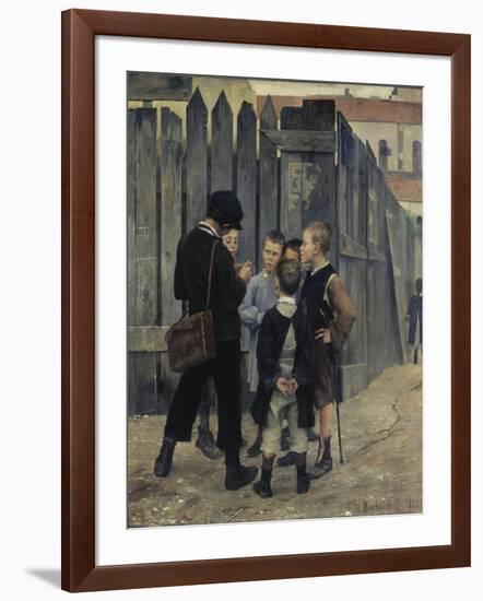 A Meeting, 1884-Maria Konstantinovna Bashkirtseva-Framed Giclee Print