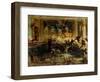 A Meeting of the Artists' Society-Vicente Lopez y Portana-Framed Giclee Print