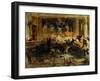 A Meeting of the Artists' Society-Vicente Lopez y Portana-Framed Giclee Print