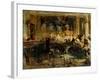 A Meeting of the Artists' Society-Vicente Lopez y Portana-Framed Giclee Print