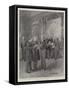 A Meeting of the Board of Admiralty-Thomas Walter Wilson-Framed Stretched Canvas