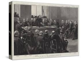 A Meeting of the Colonial Conference, London, 1887-null-Stretched Canvas