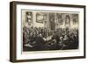 A Meeting of the Common Council of the City of London in the Council Chamber, Guildhall-Godefroy Durand-Framed Giclee Print