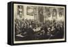 A Meeting of the Common Council of the City of London in the Council Chamber, Guildhall-Godefroy Durand-Framed Stretched Canvas