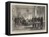 A Meeting of the Conference on the Eastern Question at the Admiralty Palace (Ters-Haneh) Constantin-null-Framed Stretched Canvas