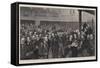 A Meeting of the London County Council-Thomas Walter Wilson-Framed Stretched Canvas