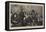 A Meeting of the London School Board in the Council Chamber, Guildhall-Henry Woods-Framed Stretched Canvas