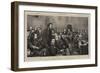 A Meeting of the London School Board in the Council Chamber, Guildhall-Henry Woods-Framed Giclee Print