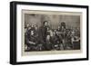 A Meeting of the London School Board in the Council Chamber, Guildhall-Henry Woods-Framed Giclee Print