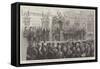 A Meeting of the New Constitutional Parliament at Belgrade, Servia-null-Framed Stretched Canvas