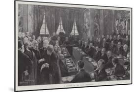 A Meeting of the Peace Conference-null-Mounted Giclee Print
