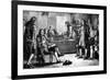 A Meeting of the Royal Society in Crane Court, Fleet Street, London, 18th Century-null-Framed Giclee Print