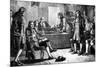 A Meeting of the Royal Society in Crane Court, Fleet Street, London, 18th Century-null-Mounted Giclee Print