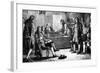 A Meeting of the Royal Society in Crane Court, Fleet Street, London, 18th Century-null-Framed Giclee Print