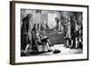 A Meeting of the Royal Society in Crane Court, Fleet Street, London, 18th Century-null-Framed Giclee Print