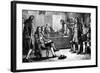 A Meeting of the Royal Society in Crane Court, Fleet Street, London, 18th Century-null-Framed Giclee Print