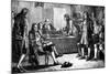 A Meeting of the Royal Society in Crane Court, Fleet Street, London, 18th Century-null-Mounted Giclee Print