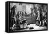 A Meeting of the Royal Society in Crane Court, Fleet Street, London, 18th Century-null-Framed Stretched Canvas