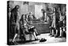 A Meeting of the Royal Society in Crane Court, Fleet Street, London, 18th Century-null-Stretched Canvas