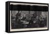 A Meeting of the War Office Council at the War Office-William T. Maud-Framed Stretched Canvas