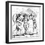 A Meeting of Umbrellas' 1782-J Kent-Framed Giclee Print