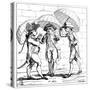 A Meeting of Umbrellas' 1782-J Kent-Stretched Canvas