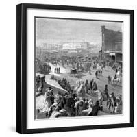 A Meeting, San Francisco, California, 19th Century-Eustache Lorsay-Framed Giclee Print