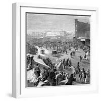 A Meeting, San Francisco, California, 19th Century-Eustache Lorsay-Framed Giclee Print