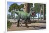 A Megaraptor Lets Out a Vicious Roar-null-Framed Art Print