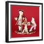 A Meissen Porcelain Group of the Quack Doctor and Harlequin, 19th Century-Meissen-Framed Giclee Print