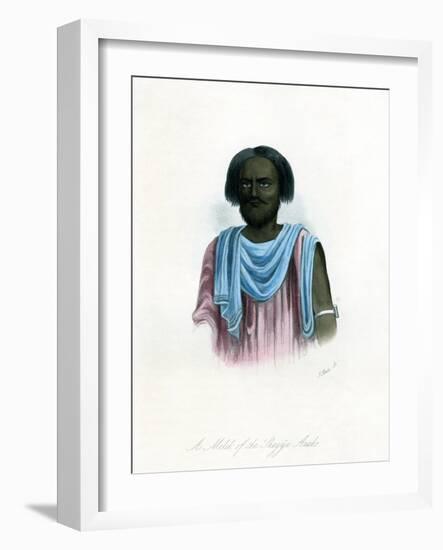 A Melik of the Shegyia Arabs, C1840-J Bull-Framed Giclee Print