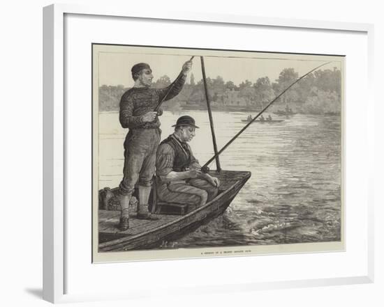 A Member of a Thames Angling Club-null-Framed Giclee Print