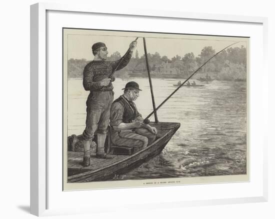 A Member of a Thames Angling Club-null-Framed Giclee Print