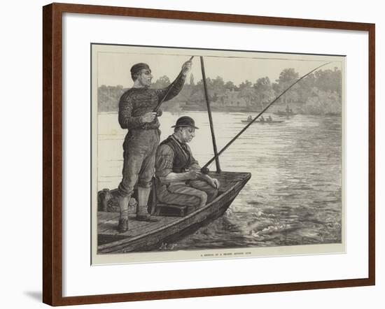 A Member of a Thames Angling Club-null-Framed Giclee Print