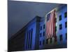 A Memorial Flag Is Illuminated On the Pentagon-Stocktrek Images-Mounted Photographic Print