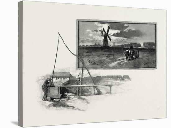A Mennonite Village, Canada, Nineteenth Century-null-Stretched Canvas