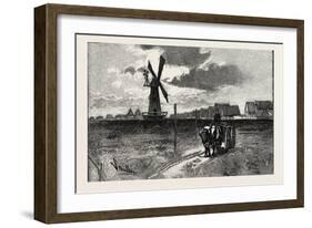 A Mennonite Village, Protestant, Canada, Nineteenth Century-null-Framed Giclee Print