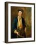 A Merchant Captain with Elton's Quadrant, C.1730 (Oil on Canvas)-John Vanderbank-Framed Giclee Print