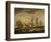 A Merchant Ship in Two Positions by an Estuary Off the South West Coast-Thomas Luny-Framed Giclee Print