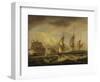 A Merchant Ship in Two Positions by an Estuary Off the South West Coast-Thomas Luny-Framed Giclee Print