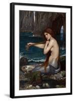 A Mermaid, 1900-John William Waterhouse-Framed Art Print