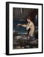 A Mermaid, 1900-John William Waterhouse-Framed Premium Giclee Print