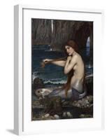 A Mermaid, 1900-John William Waterhouse-Framed Premium Giclee Print