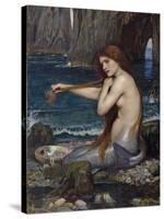 A Mermaid, 1900-John William Waterhouse-Stretched Canvas