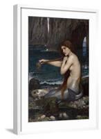 A Mermaid-John William Waterhouse-Framed Premium Giclee Print